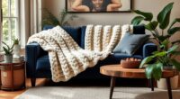 cozy stylish knit throws