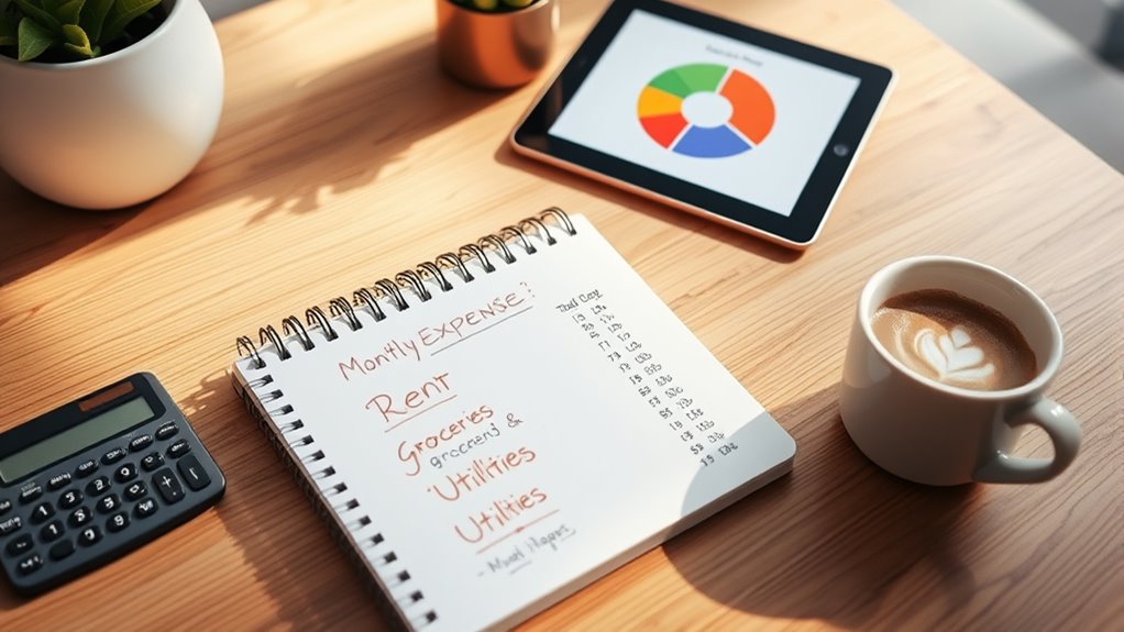 create budget save track