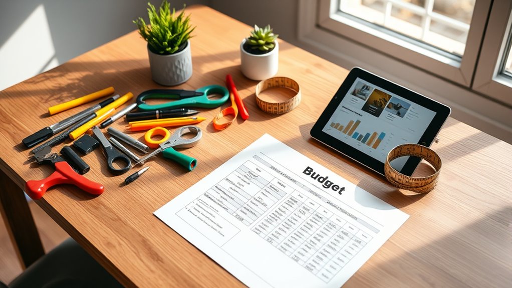 create detailed contingency inclusive budget