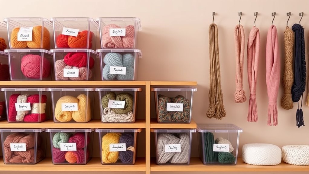creative personalized yarn organization