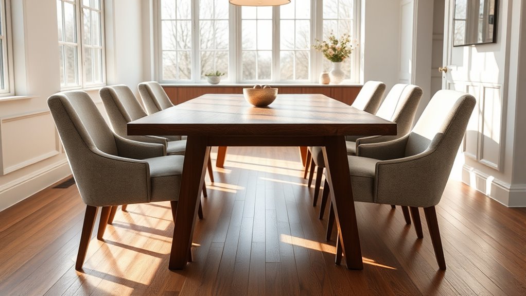 dining chair space guidelines