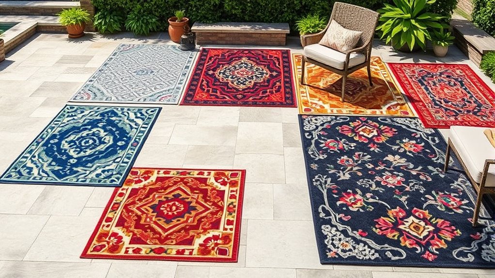 durable weather resistant outdoor rugs