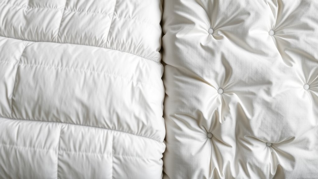 duvet materials and construction