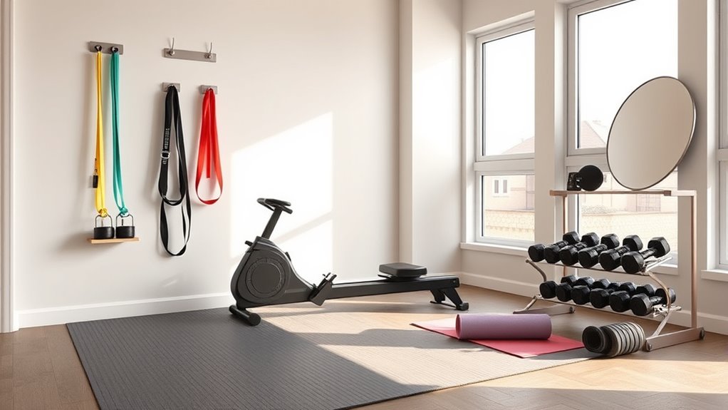effective compact workout space