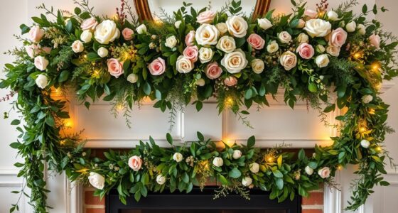 elegant mantel garland ideas