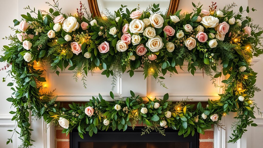 elegant mantel garland ideas