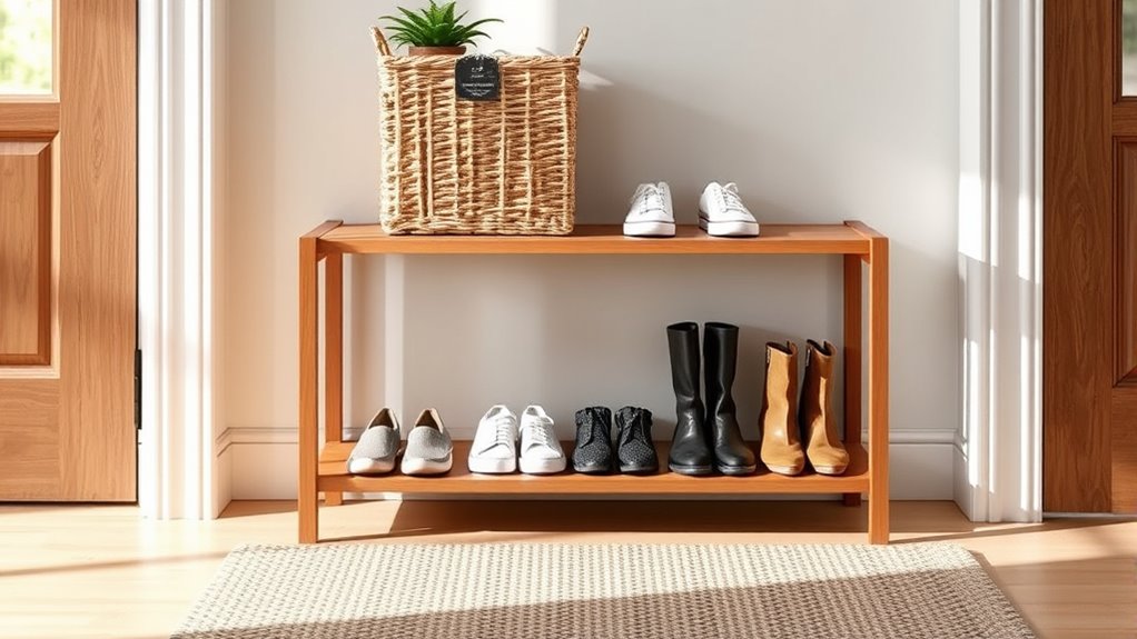 entryway shoe storage factors