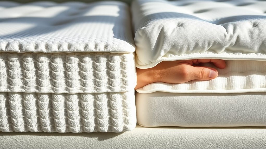 firmness influences pressure distribution