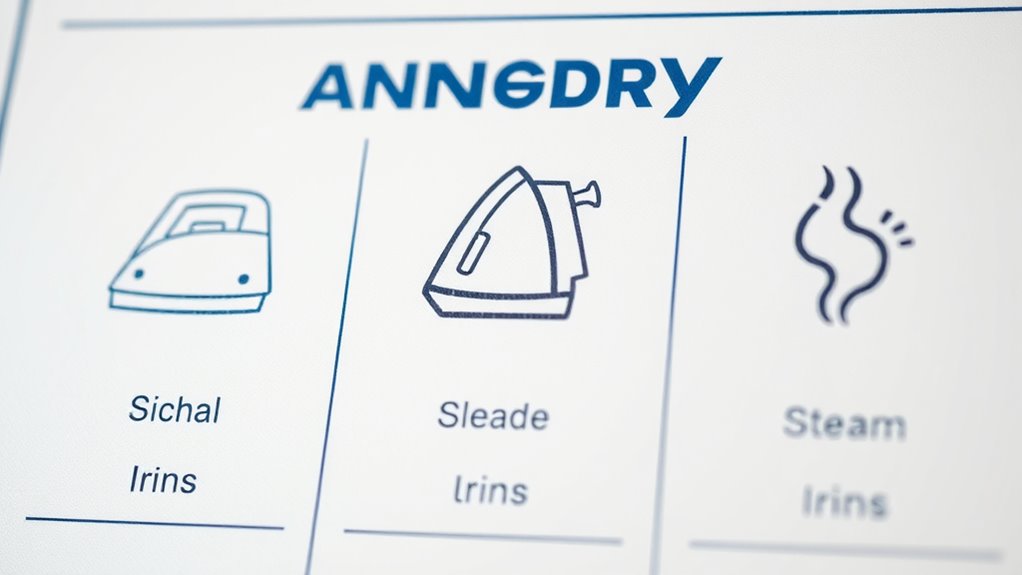 follow ironing symbol instructions