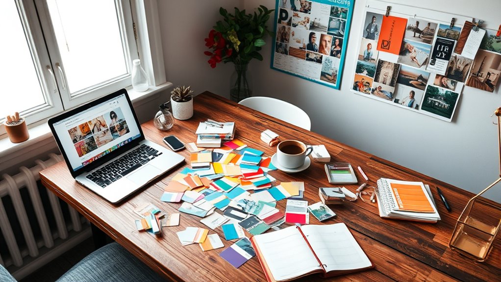 gather ideas and inspiration