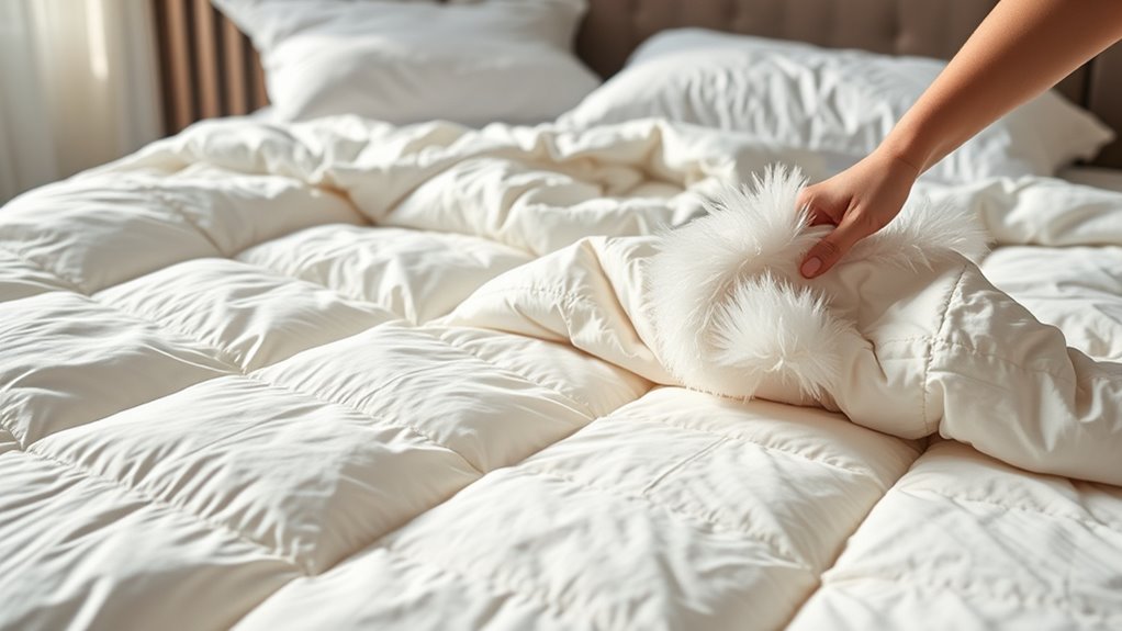 gentle drying preserves loft