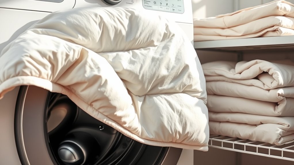 gentle thorough comforter wash