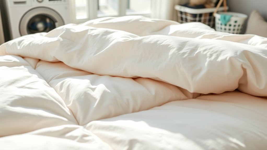 gentle washing for fluffiness