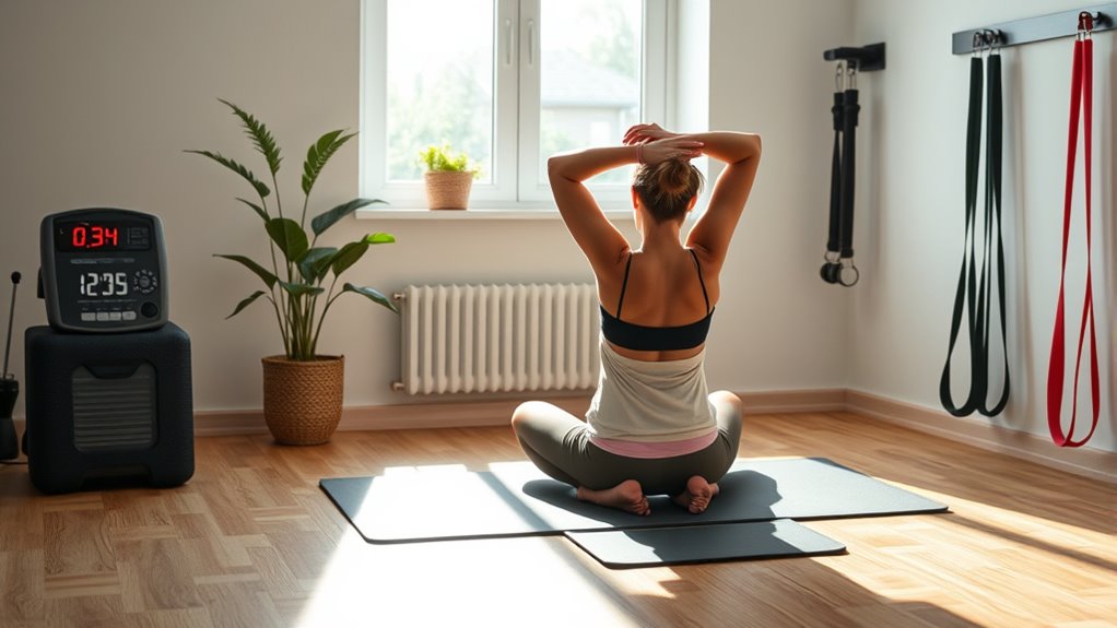 gradually increase exercise intensity