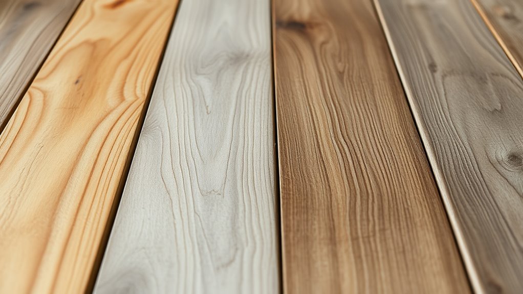 harmonizing diverse wood finishes