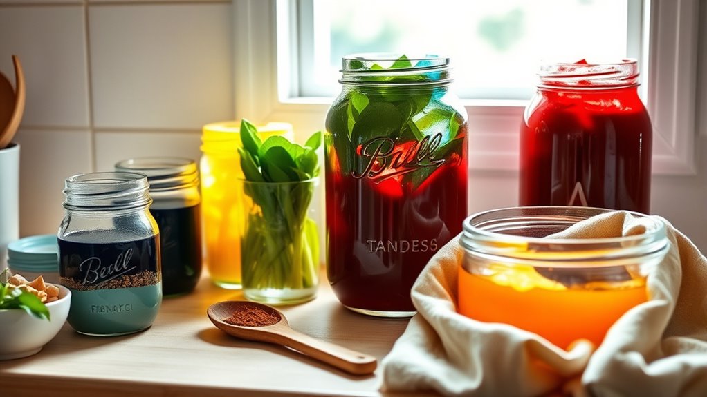 home dyeing with natural colors