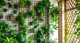 indoor plant trellis options