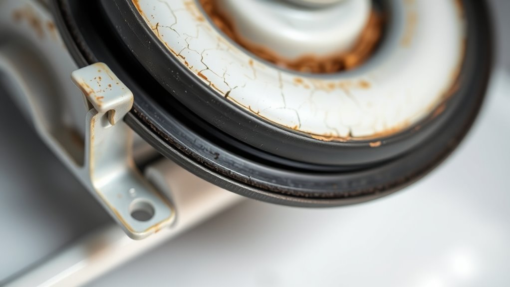 inspect seals for leaks