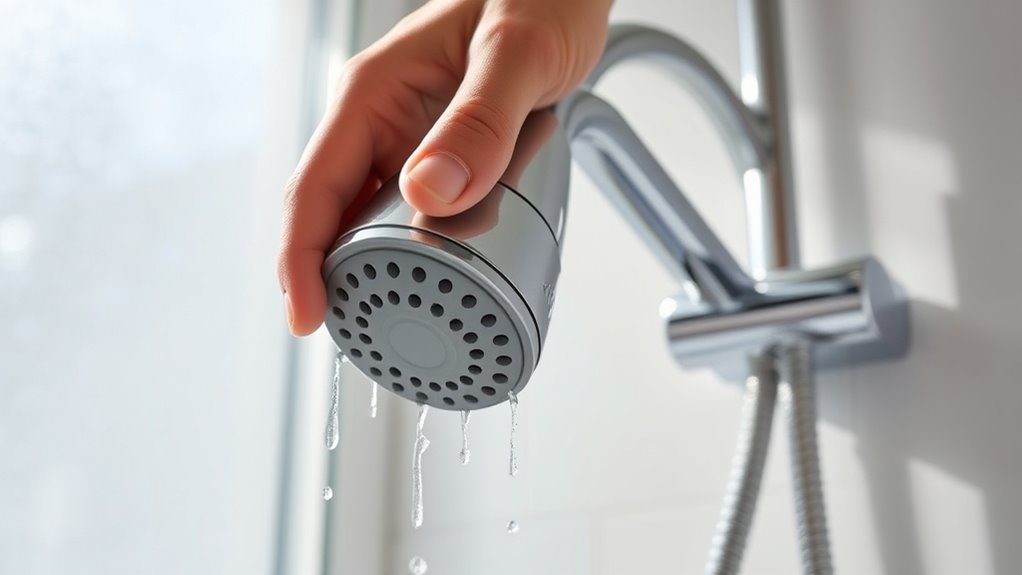 install water saving showerhead