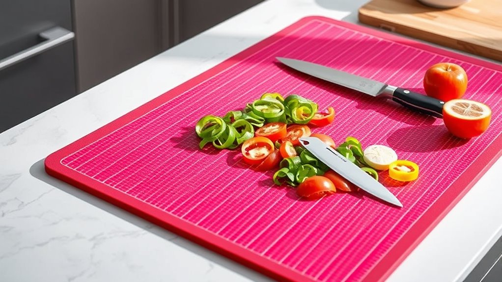 key cutting mat features