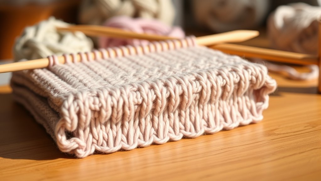 knit accurate gauge swatch