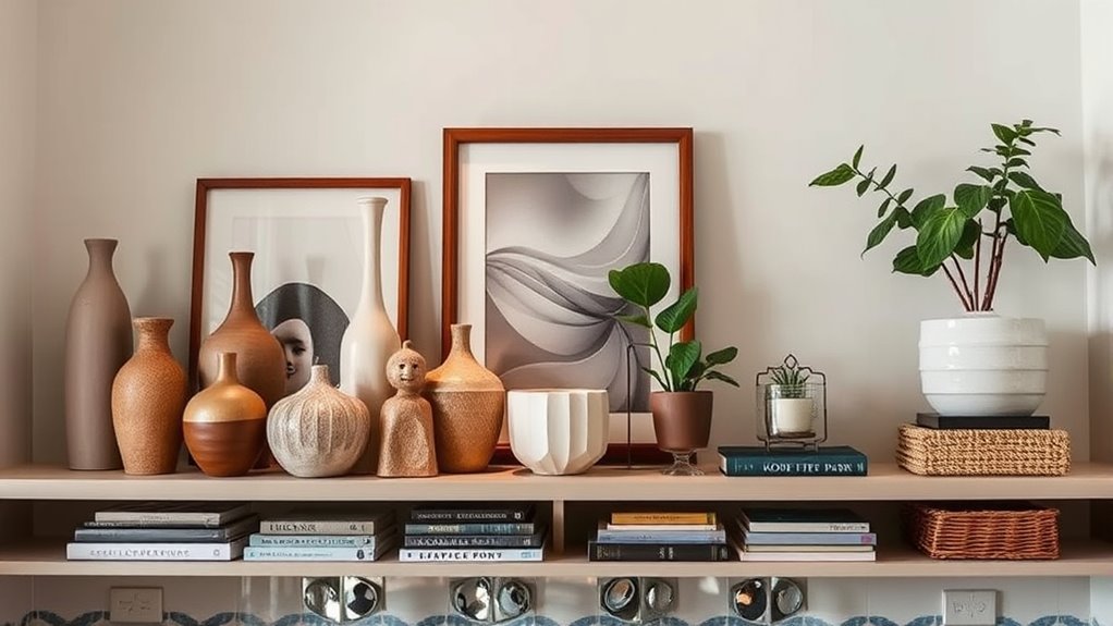 layered height and texture