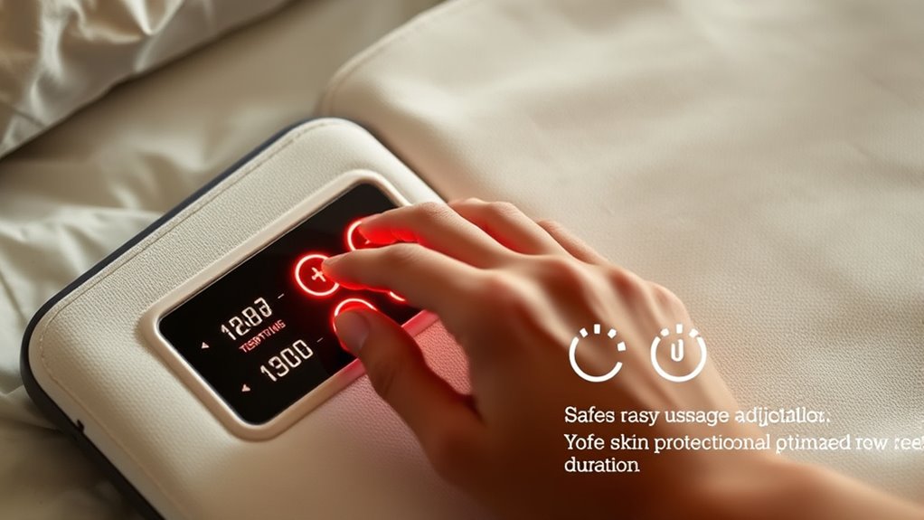 limit heating pad sessions