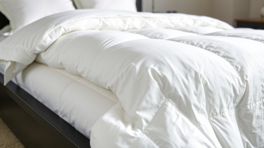 luxurious draped bedding style