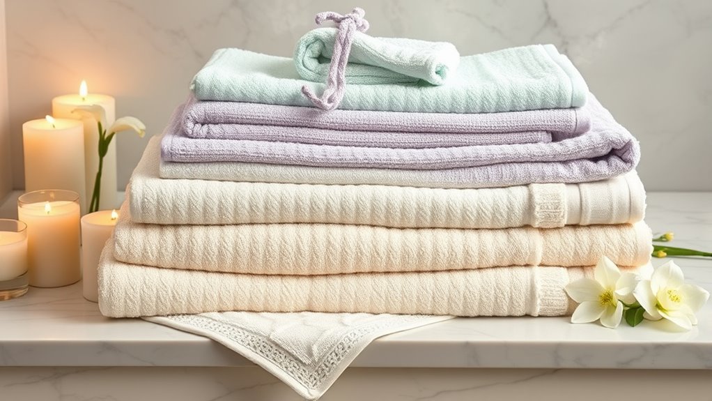 luxury home spa towels