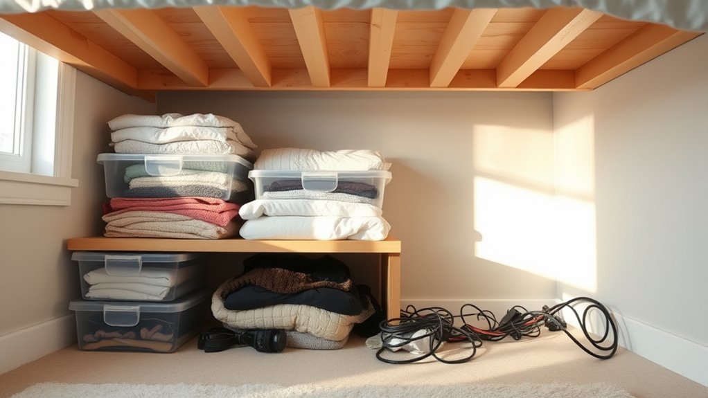 maintain clean accessible storage