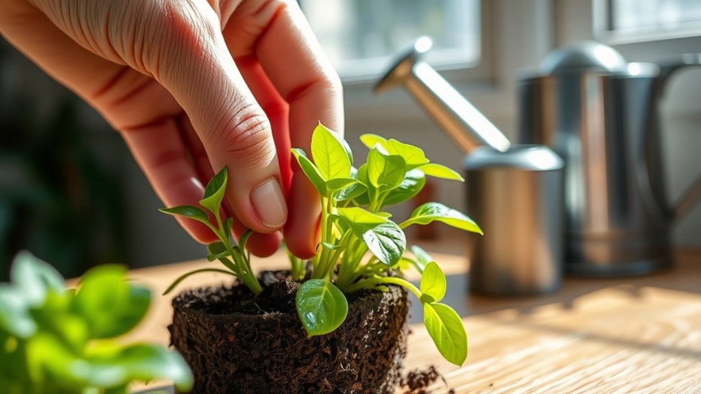 maintain regular watering routine