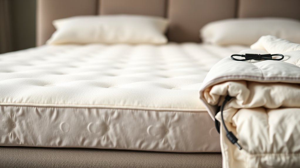 mattress toppers affect heating