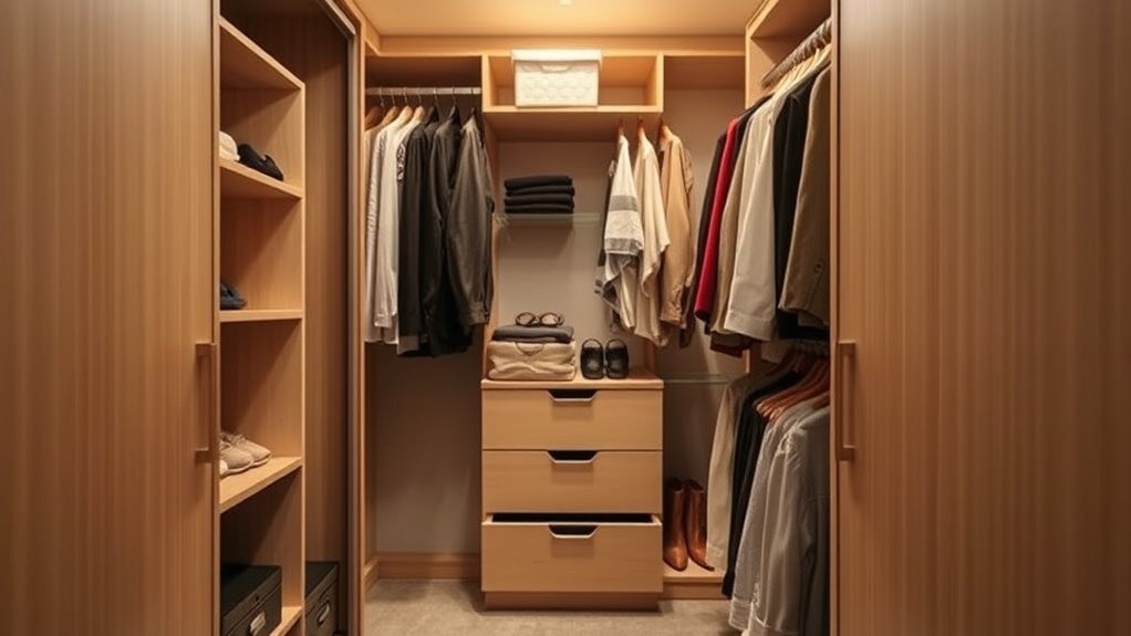 maximize space with hidden storage