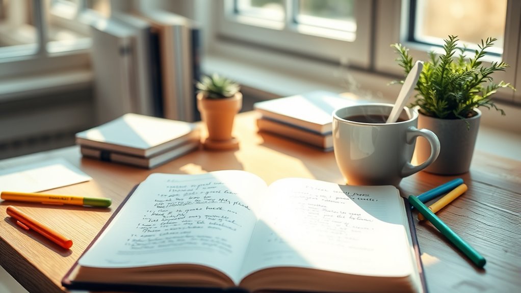 mindful journaling clears clutter