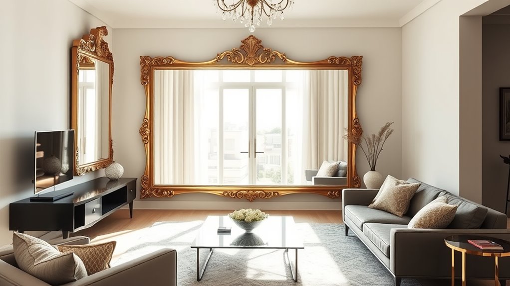 mirror placement enhances space