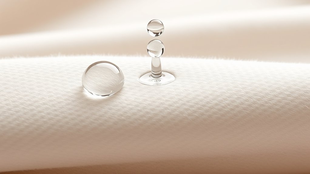 molecular liquid repellency mechanism