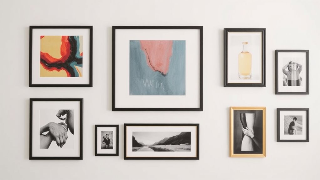 neat organized gallery arrangements