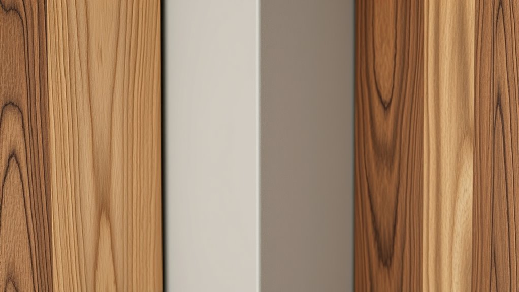 neutral shades unify wood tones