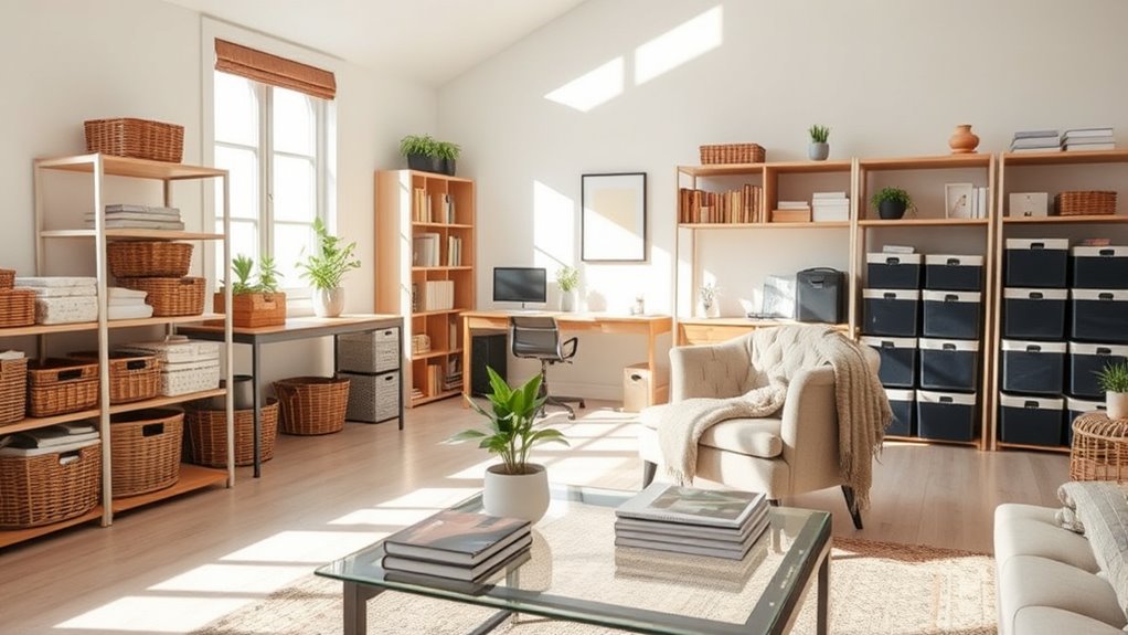 organize declutter categorize label