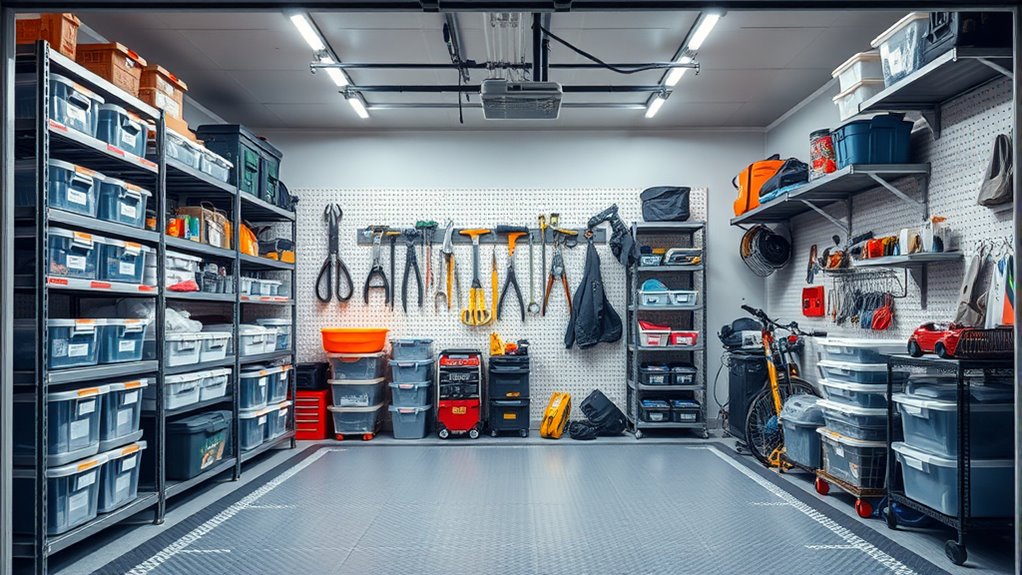 organize garage storage efficiently