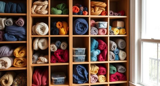 organized moth resistant yarn storage