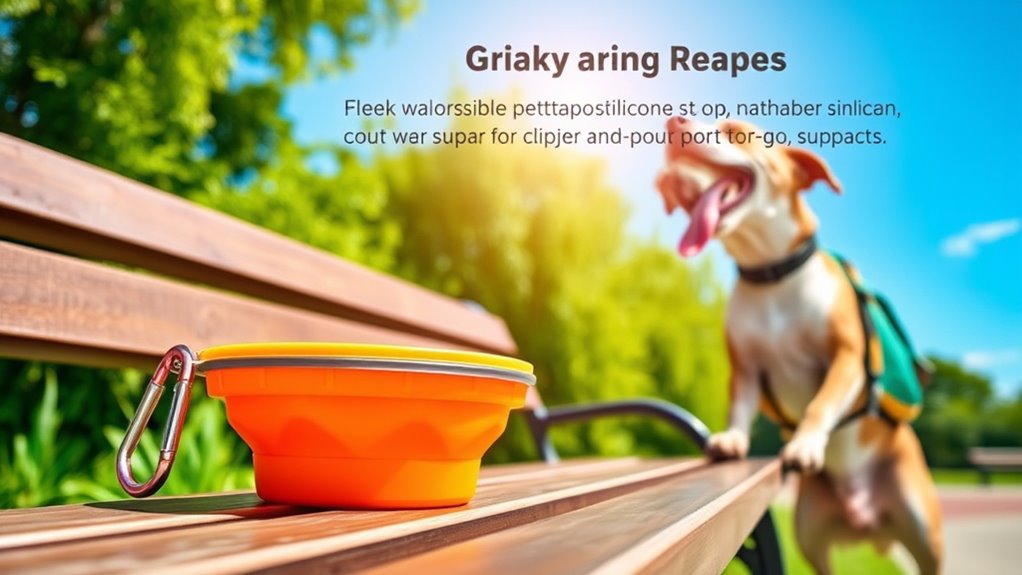 portable durable easy clean bowls