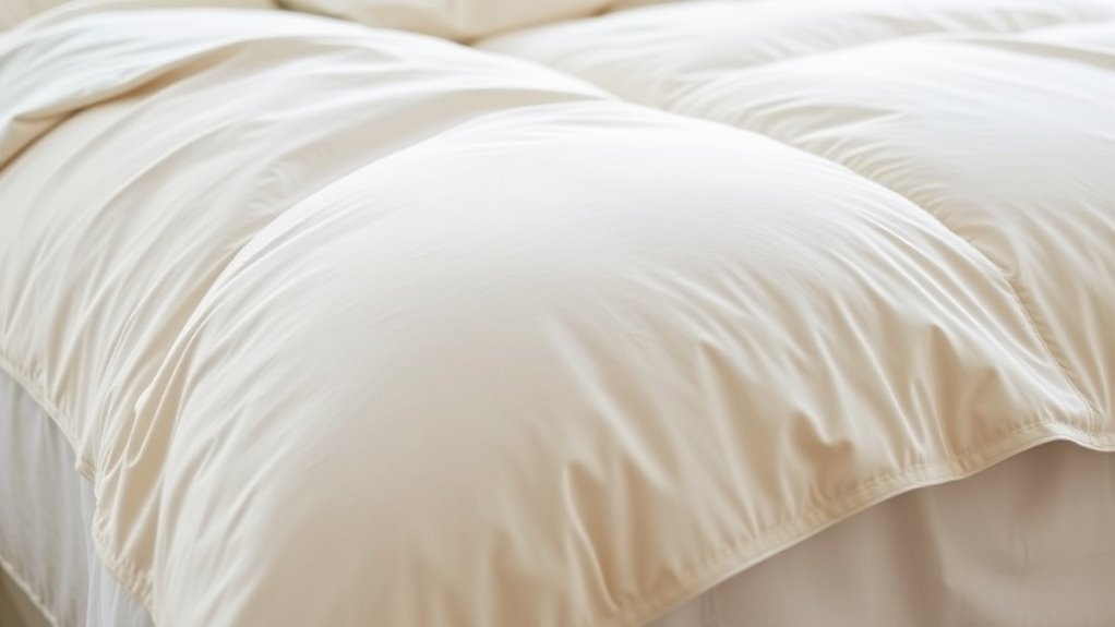 proper bed comforter fitting