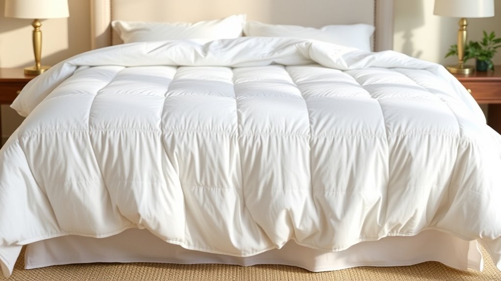 proper comforter fit
