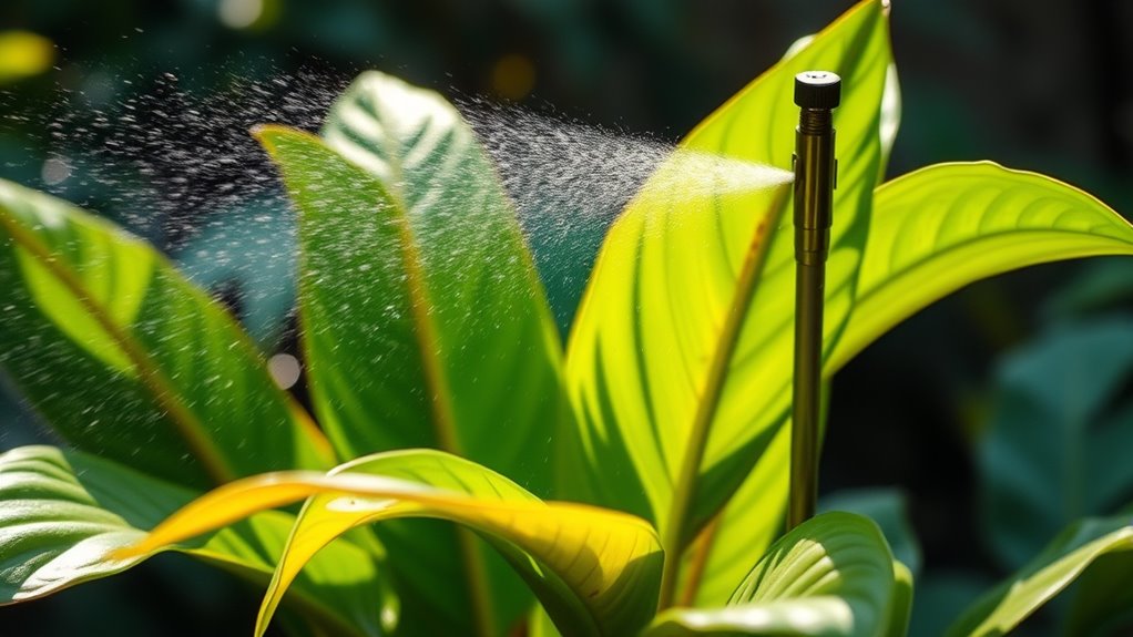 proper misting for tropical plants