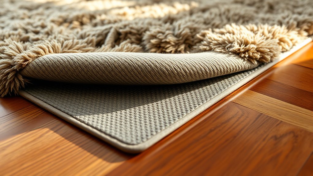 protective non slip rug padding