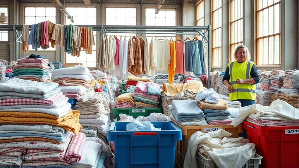 recycle old linens properly