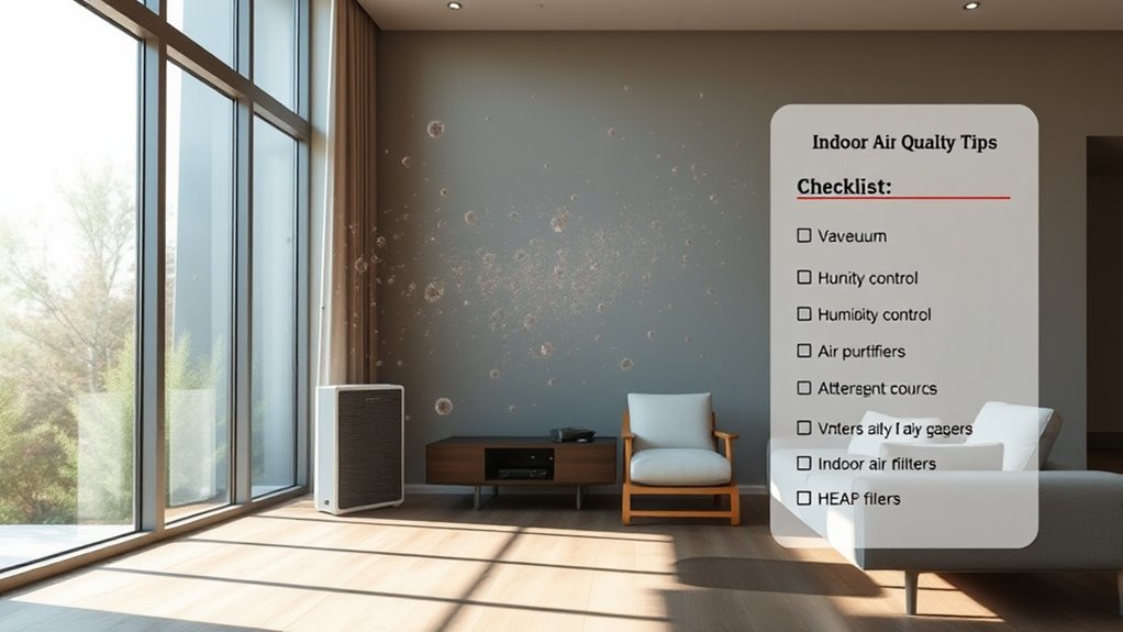 reduce indoor allergen levels