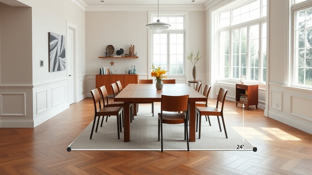 room size for dining comfort