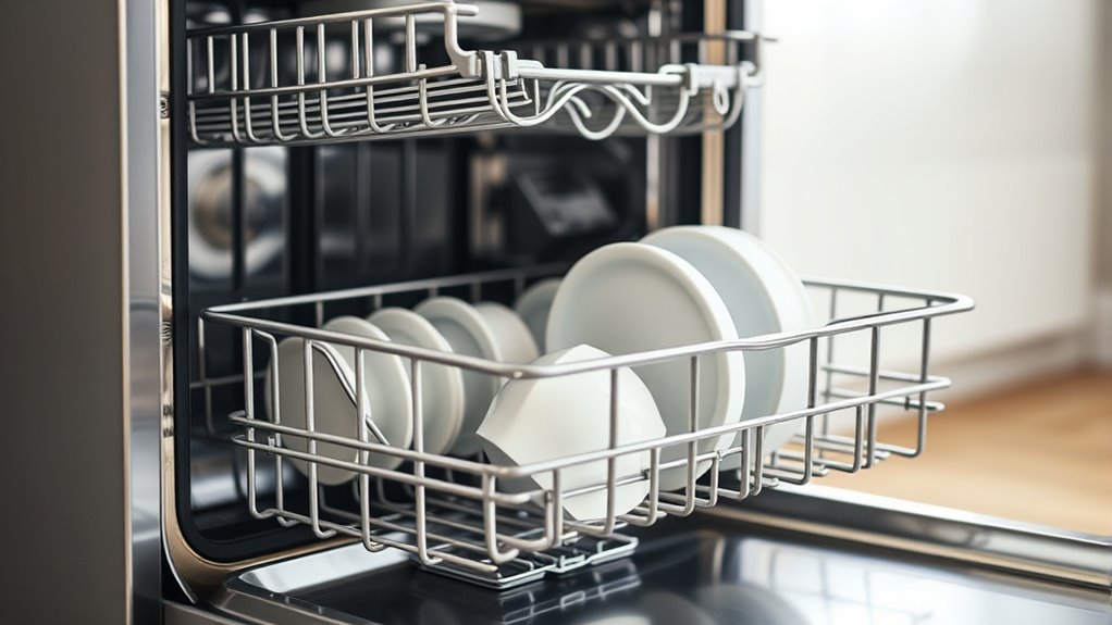 run periodic dishwasher maintenance